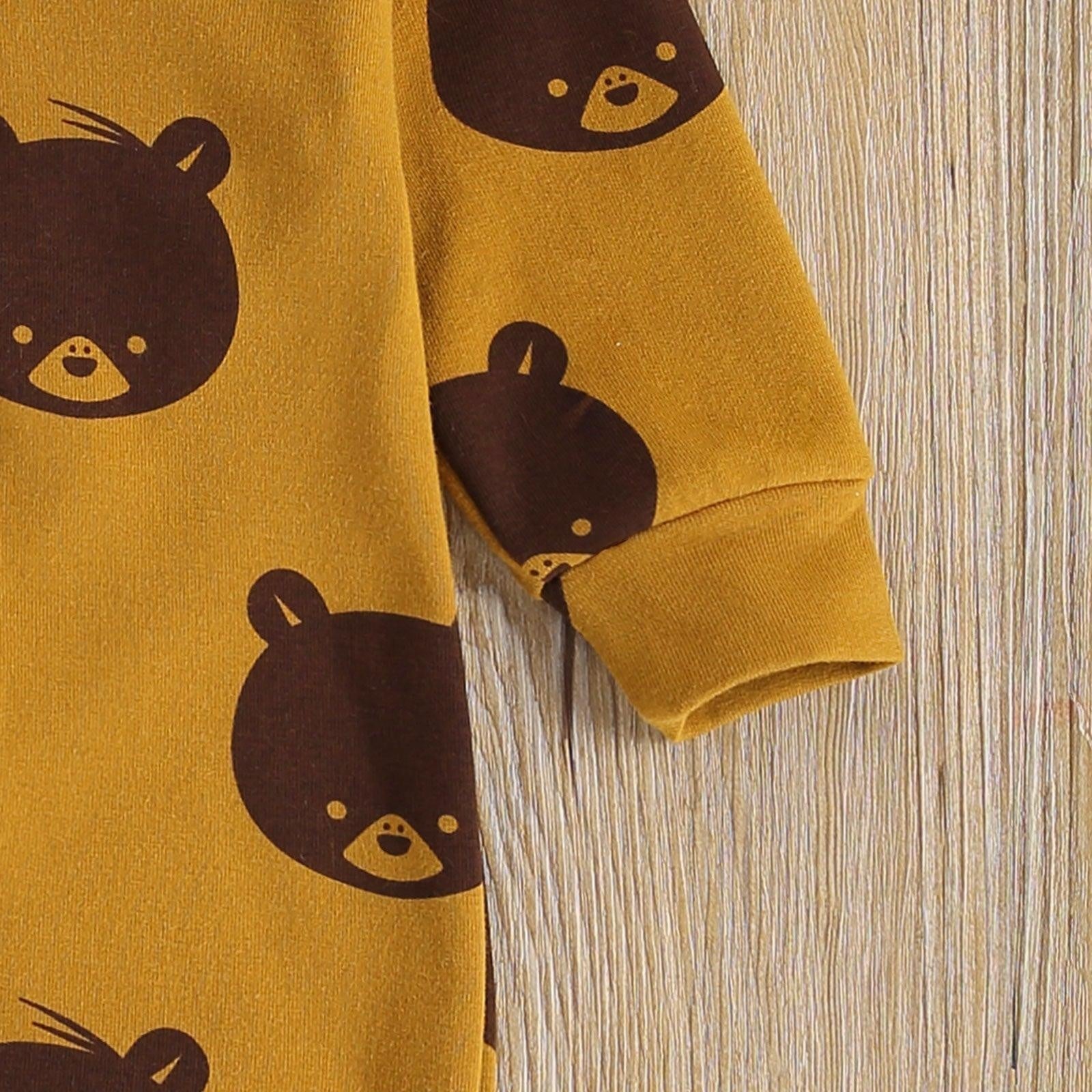 Yellow Baby Bear Romper