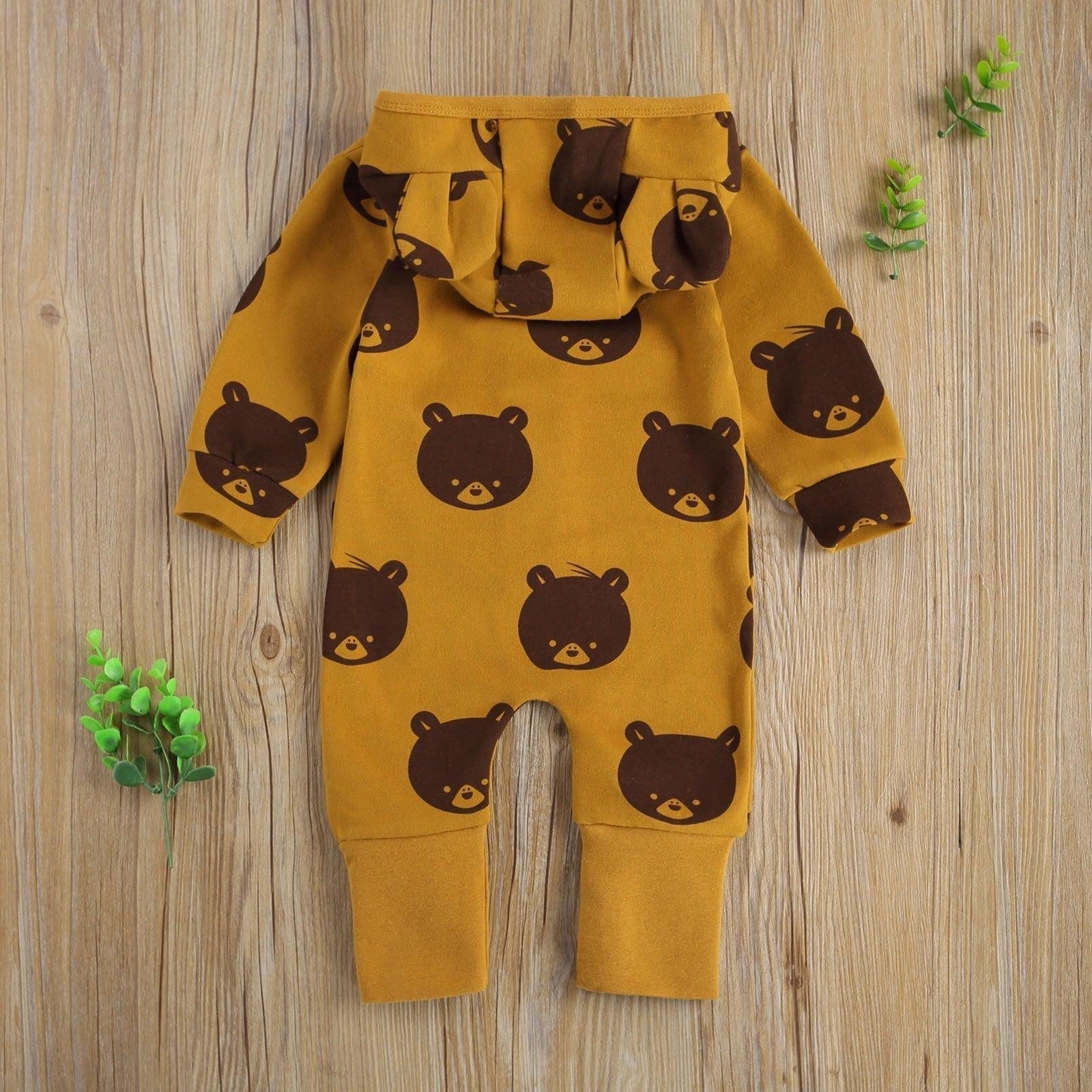 Yellow Baby Bear Romper