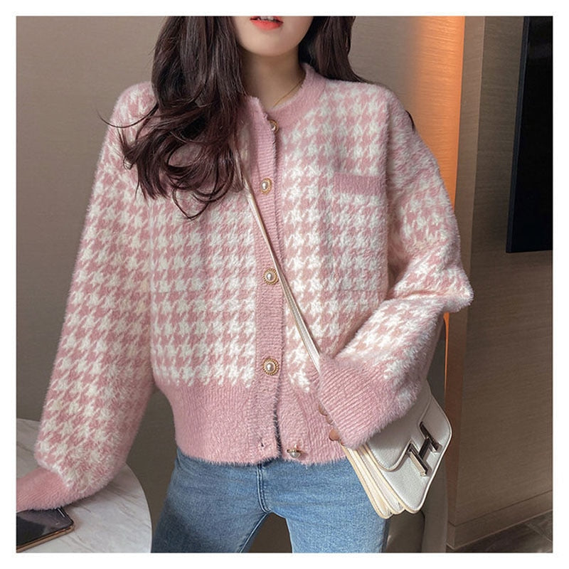 Elegant Imitation Mink Fleece Knitwear ToSweater - MomyMall