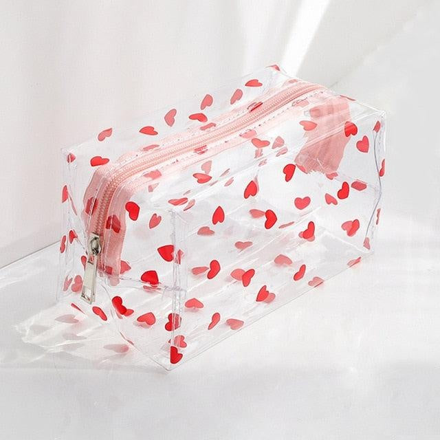 Transparent Pencil Case - MomyMall Hearts