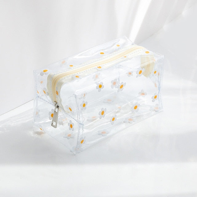 Transparent Pencil Case - MomyMall Daisies