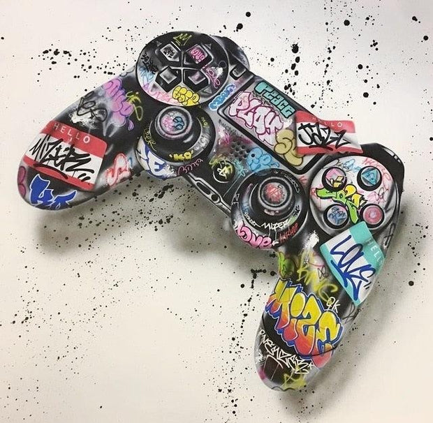 Graffiti Art Canvas - MomyMall 70x70cm Canvas (No Frame) / Gamer