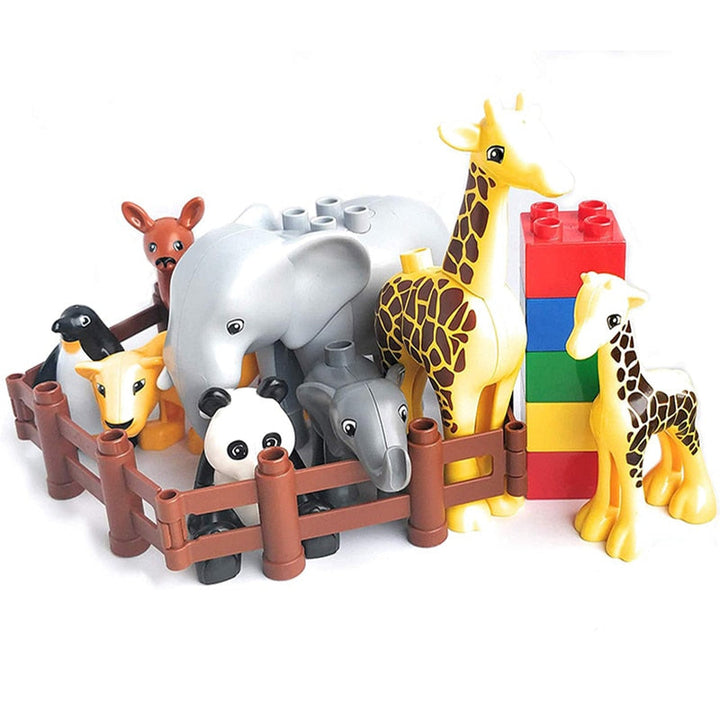 Building Blocks Animal Figure Toys - MomyMall