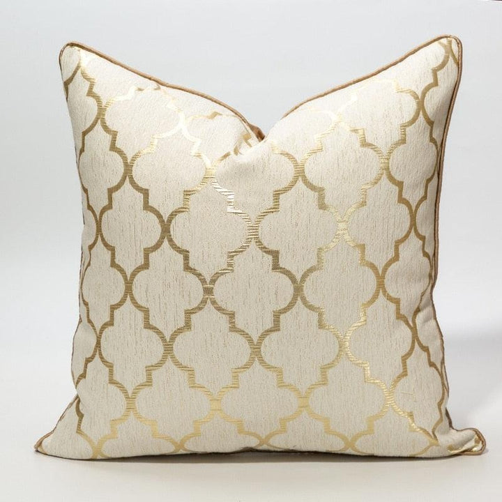 Luxury Gold Design Cushion - MomyMall 45cmx45cm (Without Filler)