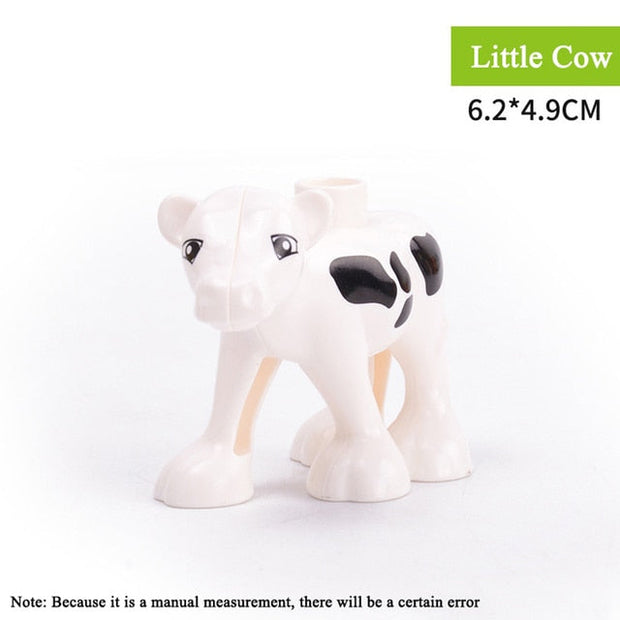 Building Blocks Animal Figure Toys - MomyMall Little cow