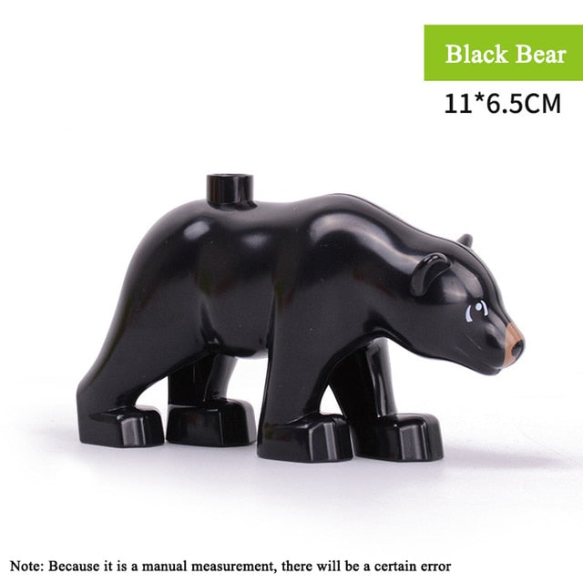 Building Blocks Animal Figure Toys - MomyMall Black bear
