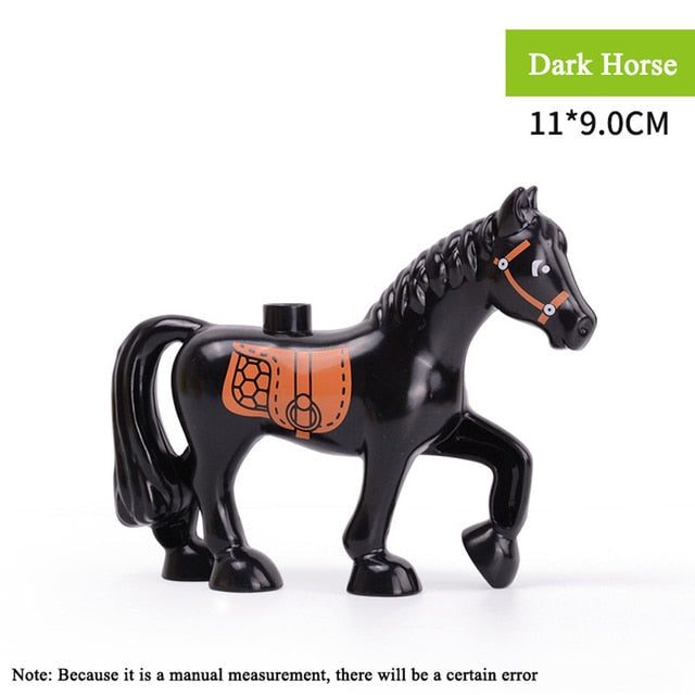 Building Blocks Animal Figure Toys - MomyMall Dark horse