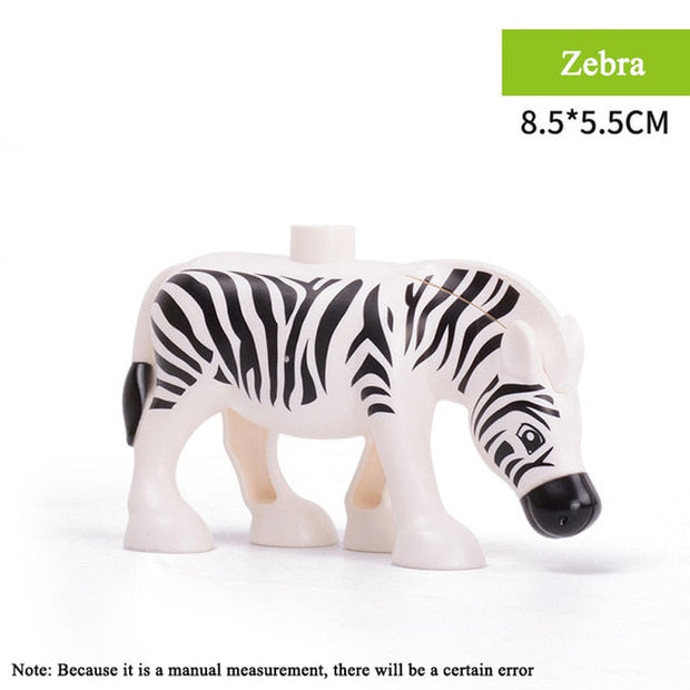 Building Blocks Animal Figure Toys - MomyMall Zebra