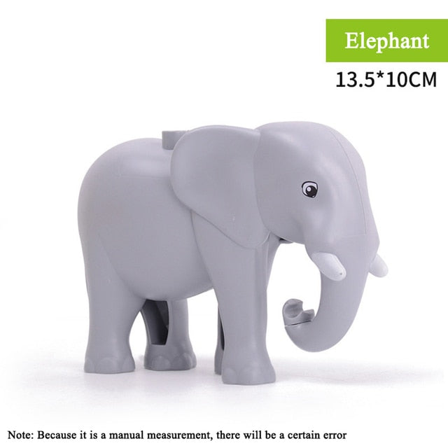 Building Blocks Animal Figure Toys - MomyMall Elephant