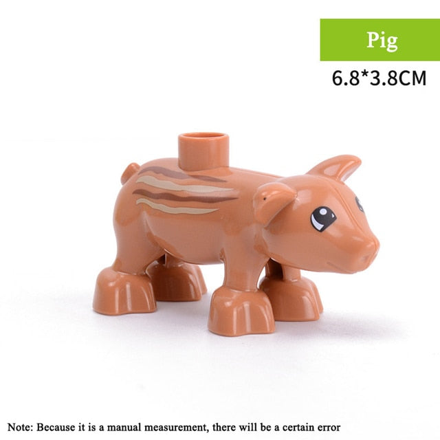 Building Blocks Animal Figure Toys - MomyMall Pig