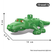 Building Blocks Animal Figure Toys - MomyMall Crocodile 3