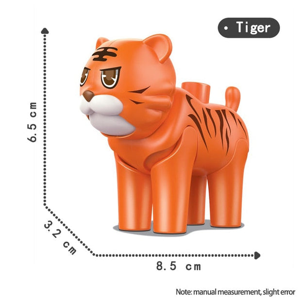 Building Blocks Animal Figure Toys - MomyMall Tiger 2