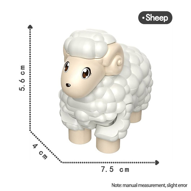 Building Blocks Animal Figure Toys - MomyMall Sheep 2