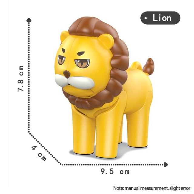 Building Blocks Animal Figure Toys - MomyMall Lion 3