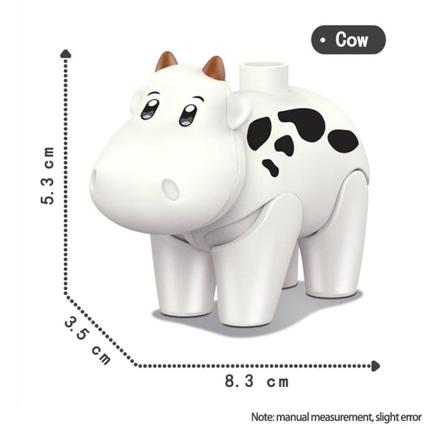 Building Blocks Animal Figure Toys - MomyMall Cows