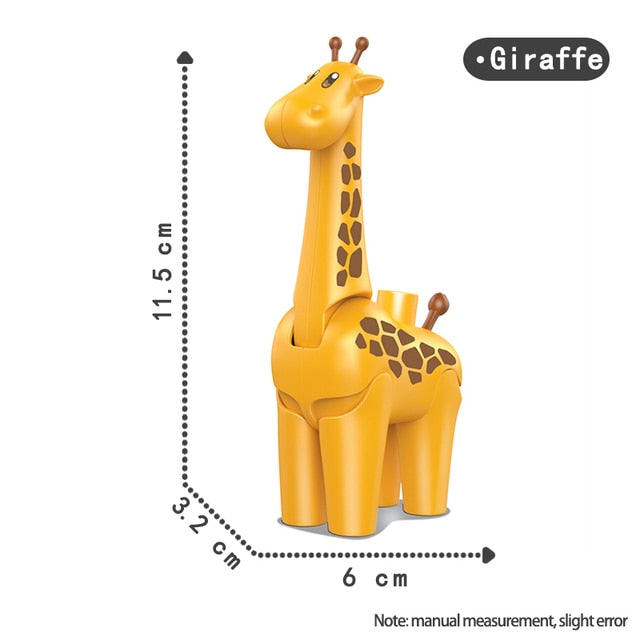 Building Blocks Animal Figure Toys - MomyMall Giraffe 2