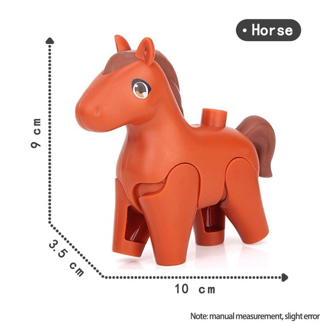 Building Blocks Animal Figure Toys - MomyMall Horse 2