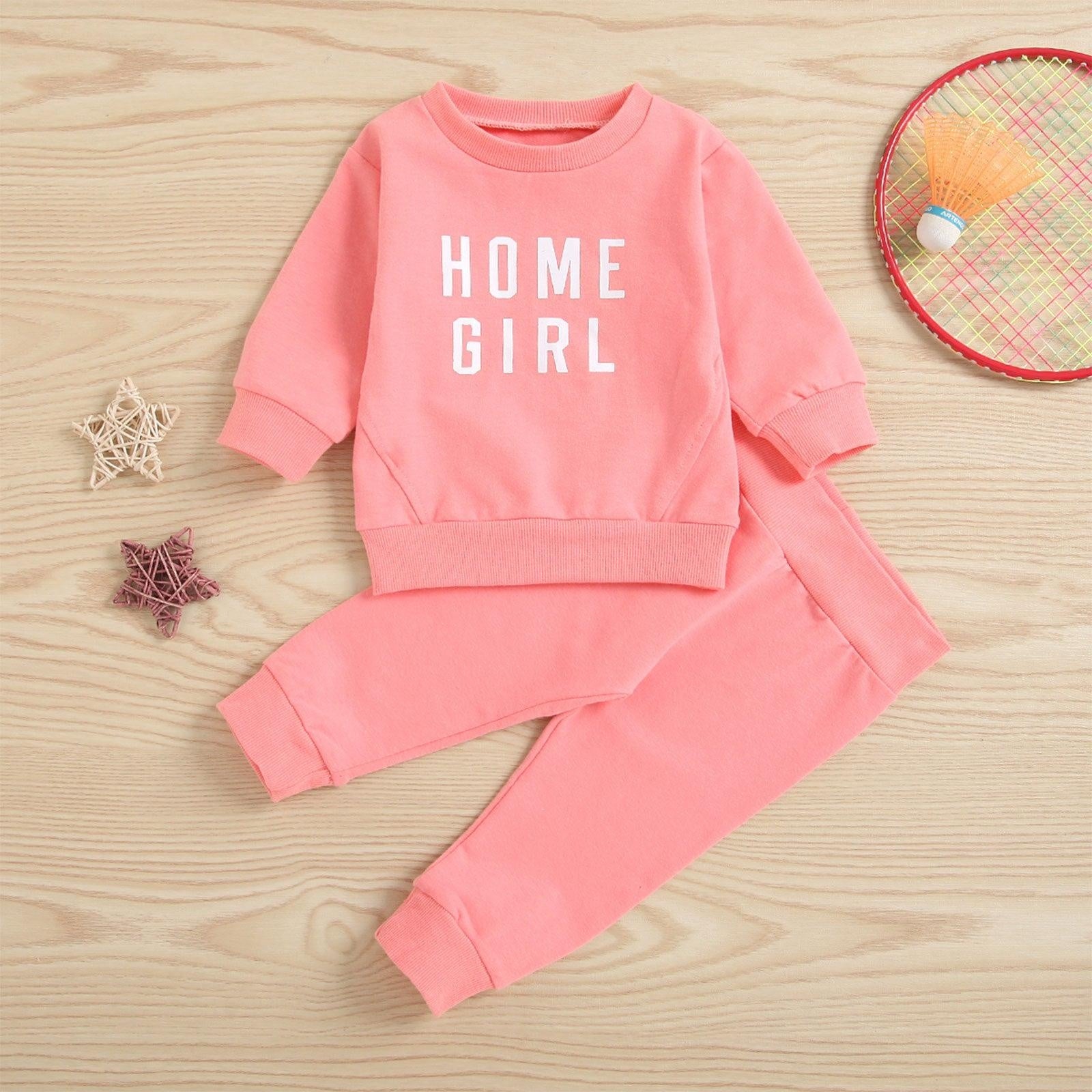 Home Girl Boy Sweater & Pants - MomyMall Pink / Home Girl / 6-9 Mo