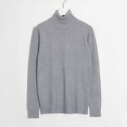 Turtleneck Long Sleeve Sweater - MomyMall M / Gray
