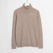 Turtleneck Long Sleeve Sweater - MomyMall M / Khaki