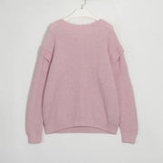 Casual Elegant Cashmere Ladies New Coming Sweater - MomyMall S / Pink