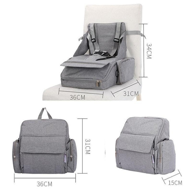 Multifunction Child Chair Diaper Bag