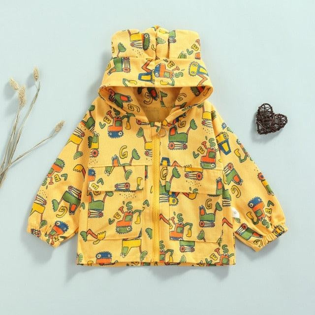 Let's Dig Hooded Jacket - MomyMall Yellow / 6-12 Mo