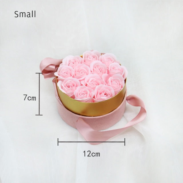 Rose Soap Gift Box - MomyMall Small Pink