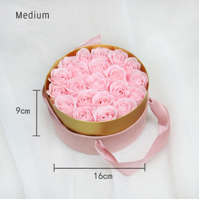 Rose Soap Gift Box - MomyMall Medium Pink