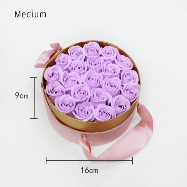 Rose Soap Gift Box - MomyMall Medium Lilac
