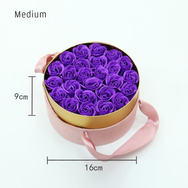 Rose Soap Gift Box - MomyMall Medium Purple