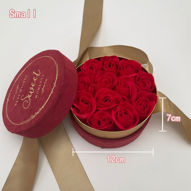 Rose Soap Gift Box - MomyMall Small Luxury Red