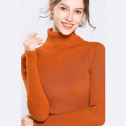 Primer Shirt Long Sleeve Short Slim-fit tight Sweater - MomyMall One Size / Orange