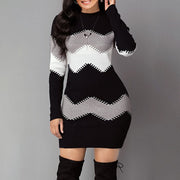 wave striped Casual Long-sleeved thin Sweater - MomyMall HS / S