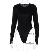 Long Sleeve Elastic Casual Party Round Neck Clothes - MomyMall G / S