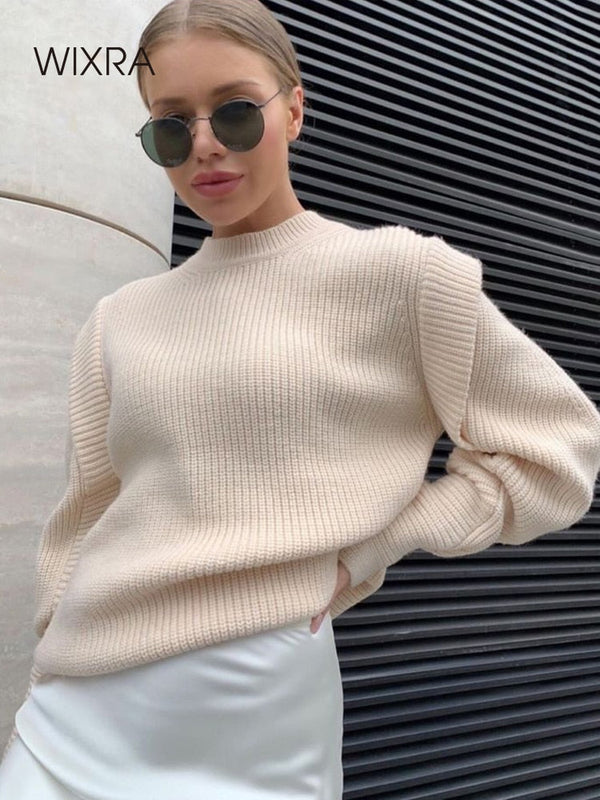 Casual Elegant Cashmere Ladies New Coming Sweater - MomyMall
