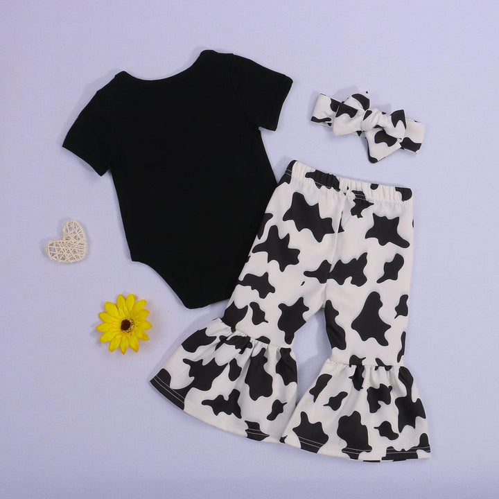 I Love Shopping with Daddy's Moo-lah Cow Outfit
