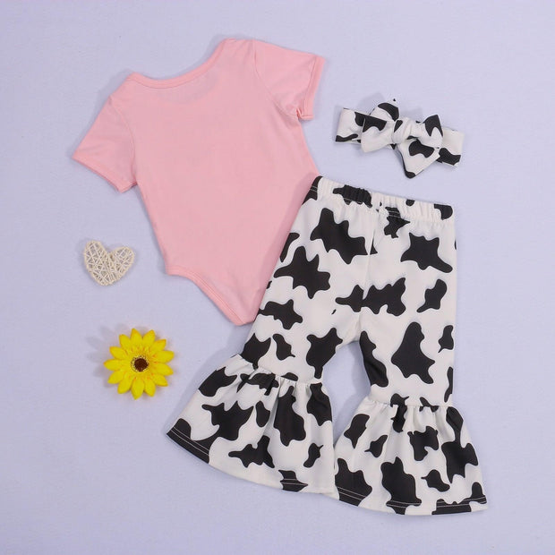 I Love Shopping with Daddy's Moo-lah Cow Outfit