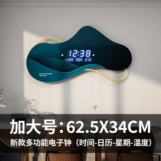 Mirror Wall Sticker smart Clock