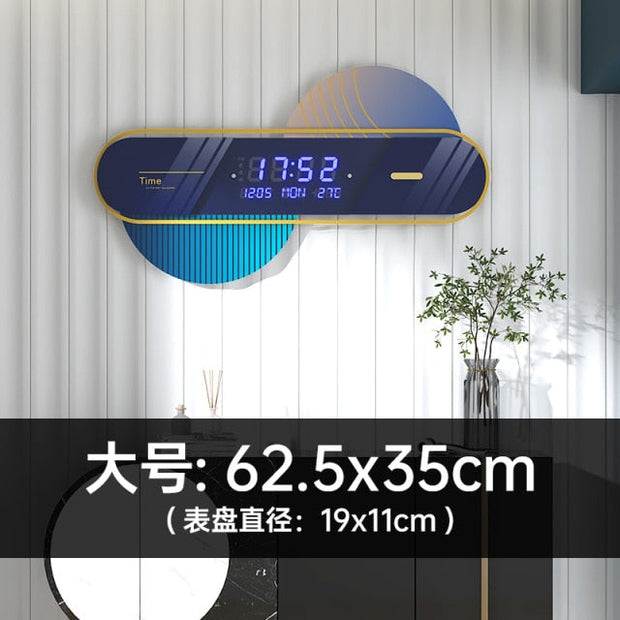 Mirror Wall Sticker smart Clock