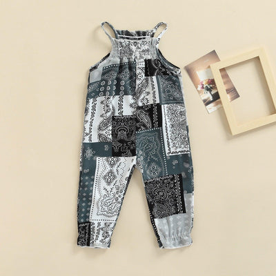 Paisley Patchwork Jumpsuit - MomyMall Multi / 18-24 Mo