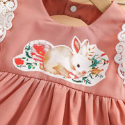 Lace Easter Bunny Top with Matching Pants