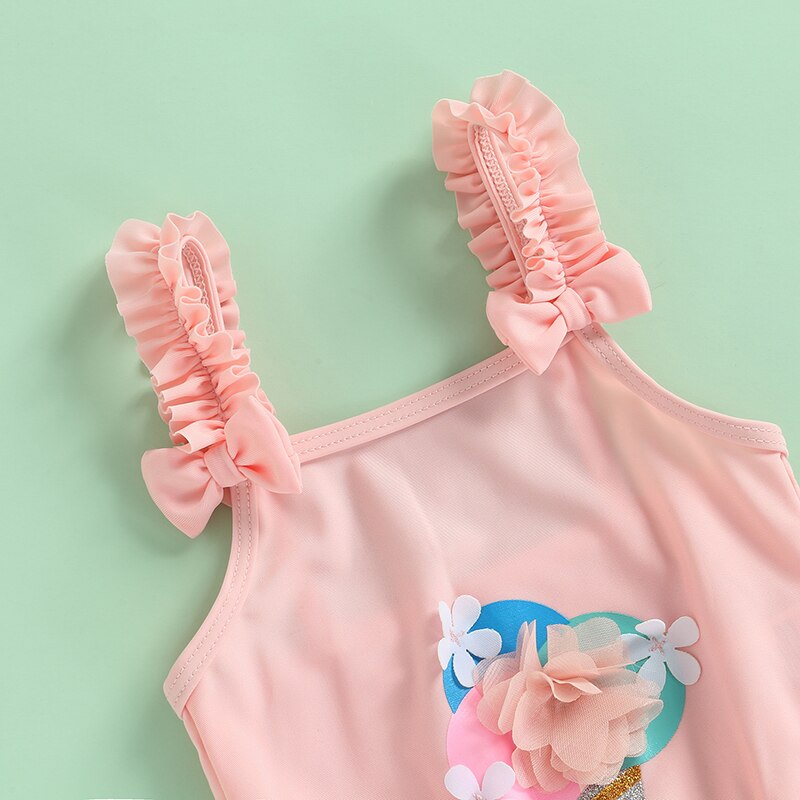 Flower Ice Cream Swimsuit