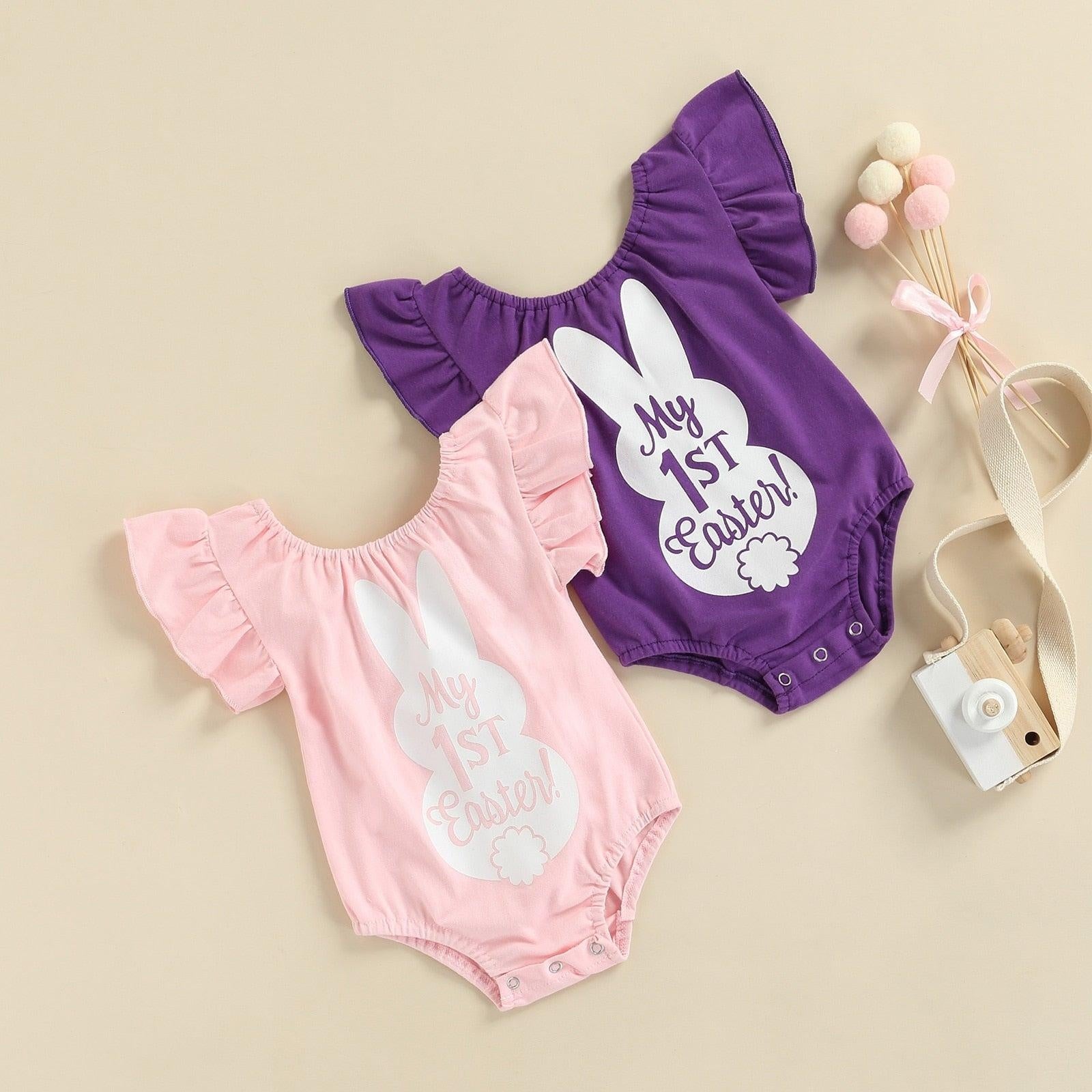 My 1st Easter Ruffle Onesie - MomyMall