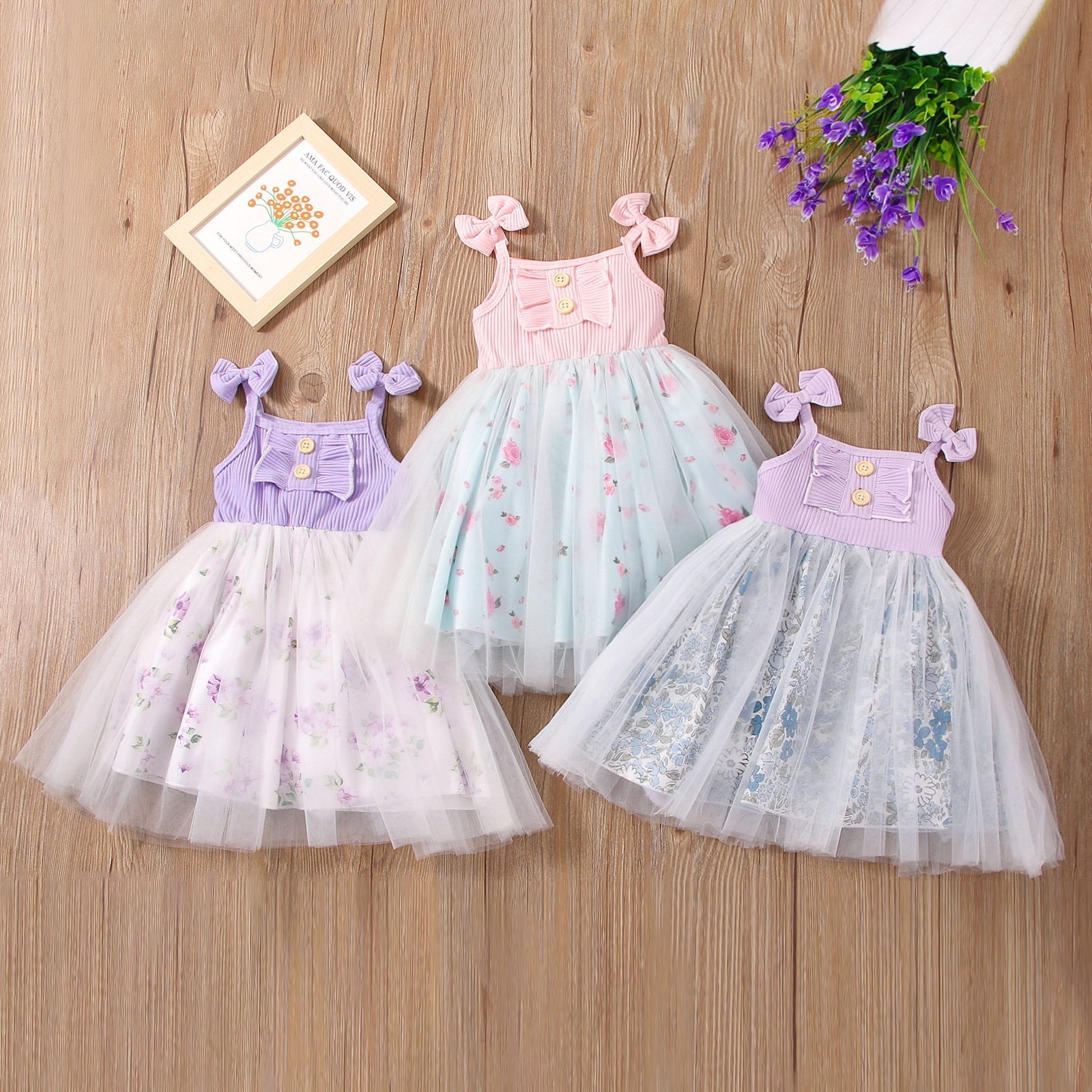 Floral Lace Princess Dress - MomyMall