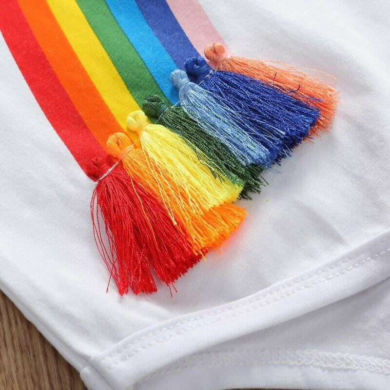 Rainbow Tassel Onesie - MomyMall