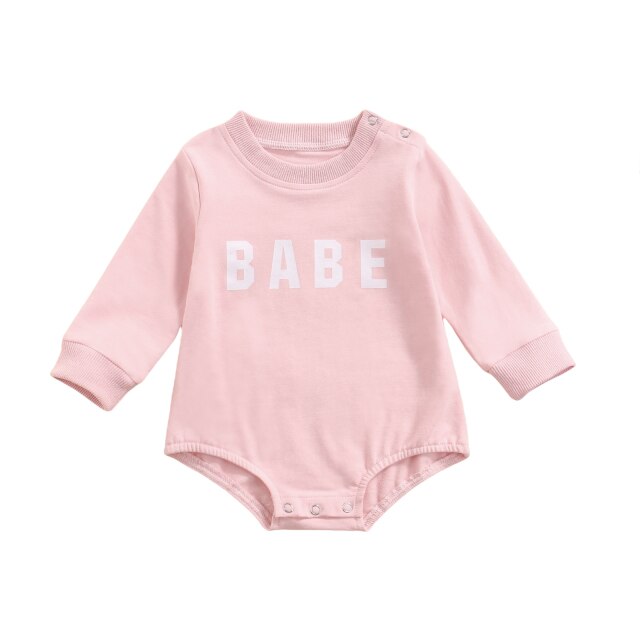 Babe Onesie - MomyMall Pink / 0-3 Mo