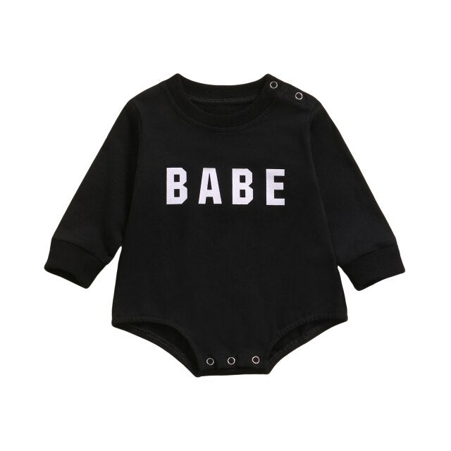 Babe Onesie - MomyMall Black / 0-3 Mo