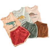 Dinosaur Tank Top with Shorts Set - MomyMall