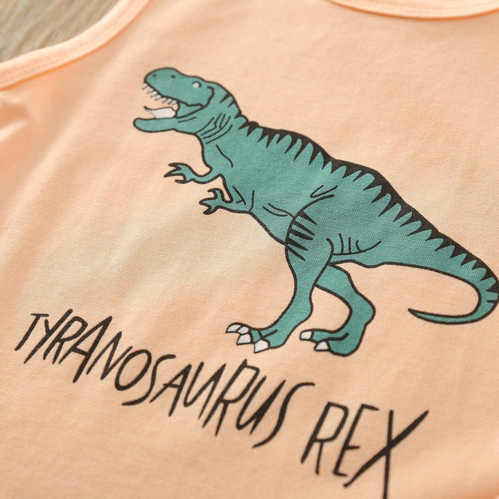 Dinosaur Tank Top with Shorts Set - MomyMall